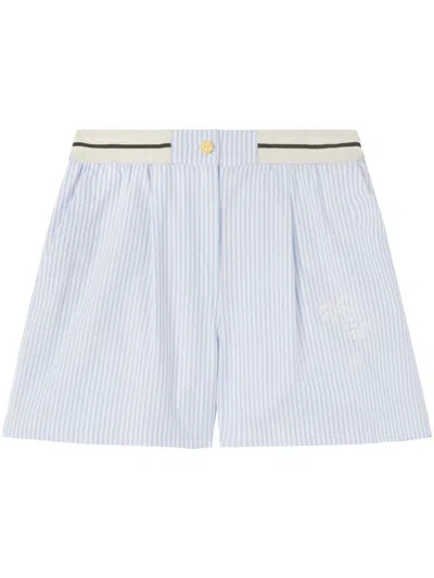 Palm Angels Palms Boxer Shorts In Blue
