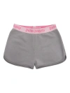 PALM ANGELS SHORTS GRIGIO CHIARO