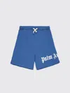 Palm Angels Simple Shorts In Blue