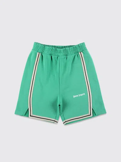 PALM ANGELS SHORTS PALM ANGELS KIDS COLOR GREEN,G79699012