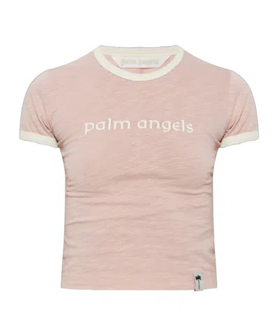 Palm Angels Short-sleeved T-shirt In Pink