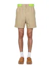 Palm Angels Side Band Bermuda Shorts
