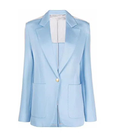 PALM ANGELS PALM ANGELS STRIPE DETAIL TAILORED BLAZER