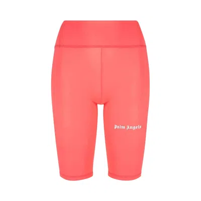 Pre-owned Palm Angels Side Stripe Cycling Shorts 'peach' | Orange | Women's Size M