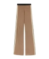 PALM ANGELS PALM ANGELS SIDE STRIPE DETAILED FLARED TROUSERS
