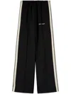 Palm Angels Eather Effect Track Trousers In Black