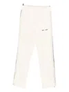 Palm Angels Man Pants Ivory Size L Polyester In Neutral