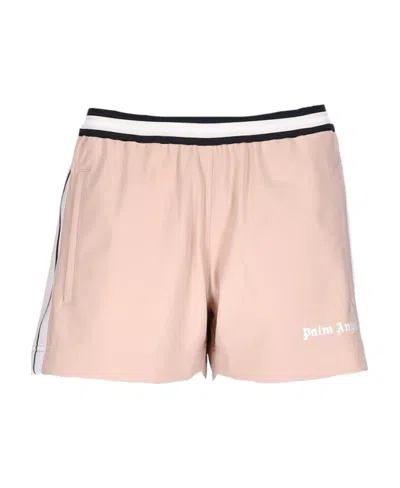 PALM ANGELS SIDE STRIPE TRACK SHORTS