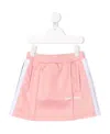 Palm Angels Side-stripe Track Skirt In Pink