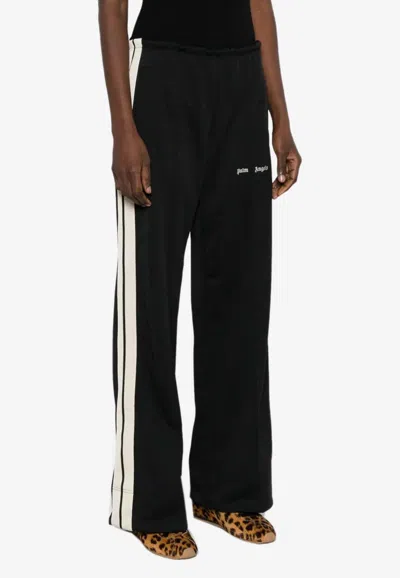 Palm Angels Signature Logo Track Pants In Black