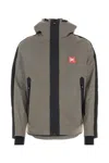 Palm Angels Silver Polyester Ski Jacket In Gray