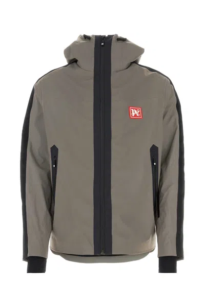 PALM ANGELS PALM ANGELS SILVER POLYESTER SKI JACKET (NO COLOR) - MEN'S TECHNICAL OUTERWEAR