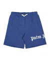 Palm Angels Simple Shorts In Blue