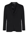 Palm Angels Single-breasted Tailored Blazer In Black