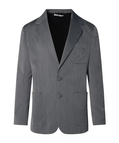 PALM ANGELS PALM ANGELS SINGLE-BREASTED TAILORED BLAZER