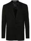 PALM ANGELS SINGLE-BREASTED TWILL BLAZER