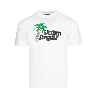 Pre-owned Palm Angels Sketchy Classic Tee 'white/black'