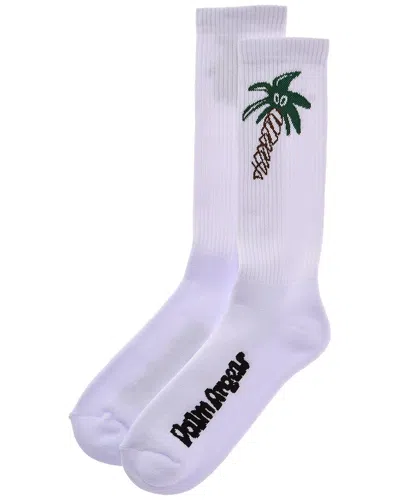 Palm Angels Sketchy Socks In Purple