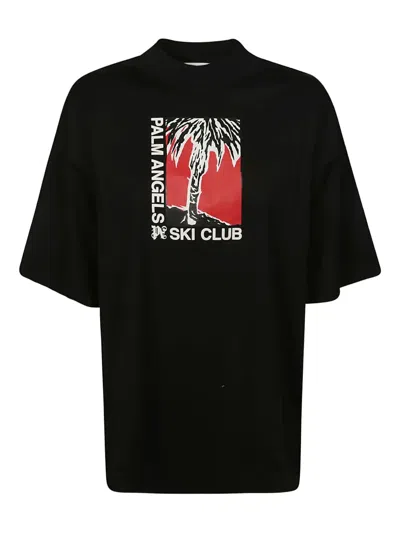 Palm Angels Palm Soft Fit T-shirt Ski Club In Multi