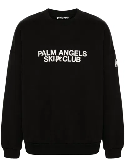 Palm Angels 'ski Club' Sweatshirt In Black  