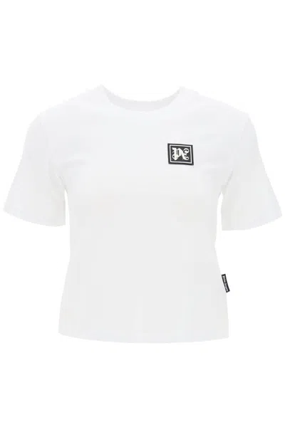 Palm Angels Ski Club T-shirt In Bianco