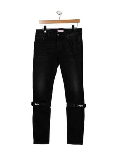 Pre-owned Palm Angels Skinny Jeans In Black