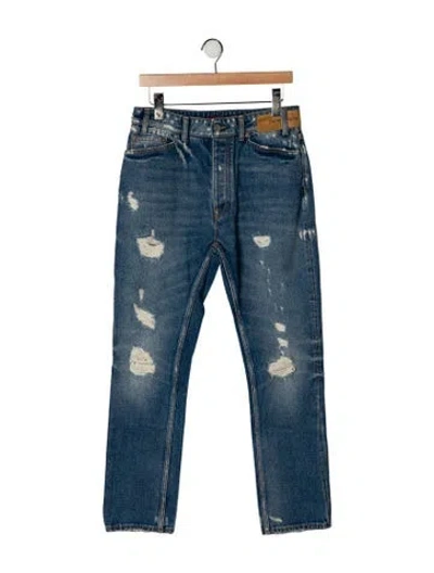 Pre-owned Palm Angels Skinny Jeans In Blue