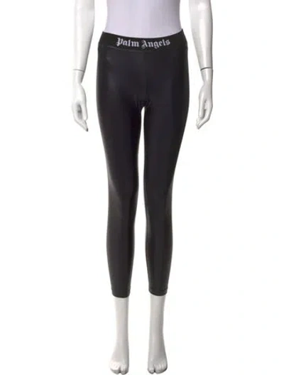 Pre-owned Palm Angels Skinny Leg Pants In Black