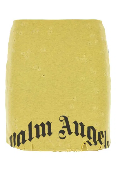Palm Angels Skirts In Yellow