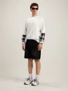 Palm Angels Skull Double Layer T-shirt In White