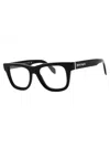 Palm Angels Sleek Rectangular Unisex Eyeglasses - Style 12 In Black