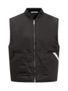 Palm Angels Sleeveless Jacket In Black
