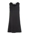 Palm Angels Sleeveless Sporty Midi Dress In Black