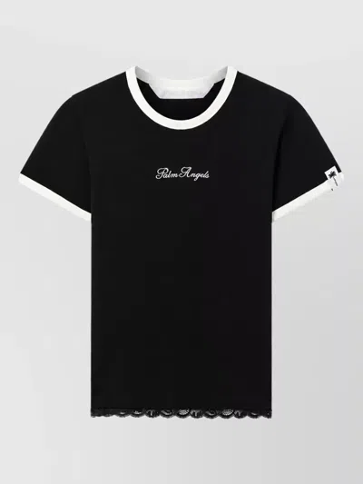 Palm Angels Slim-fit T-shirt In Black
