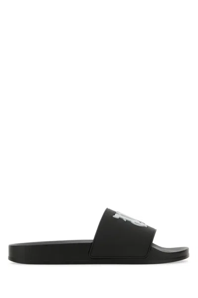 Palm Angels Slippers-45 Nd  Male In Black