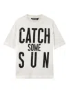 Palm Angels Slogan-print T-shirt In White
