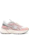 Palm Angels Pa 4 Pink Leather Blend Sneakers In Multi