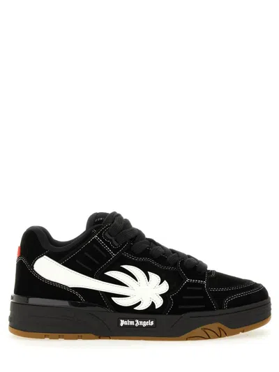 Palm Angels Venice Suede Shoes In Black