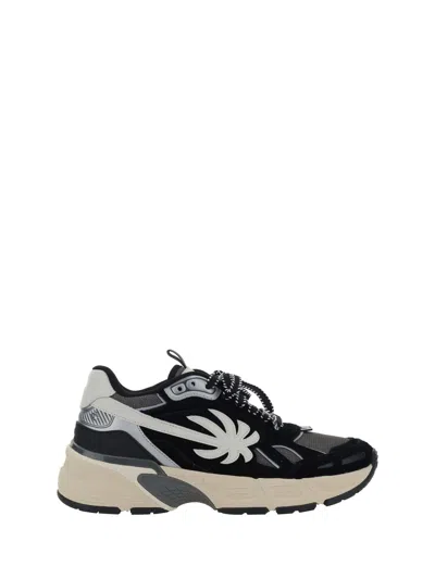 Palm Angels Sneakers In Black/grey