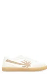 Palm Angels Sneakers Low-top New Palm 1 In Leather In Neutral