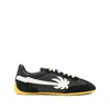 Palm Angels Pa 5 Palm-tree Suede Sneakers In Multi
