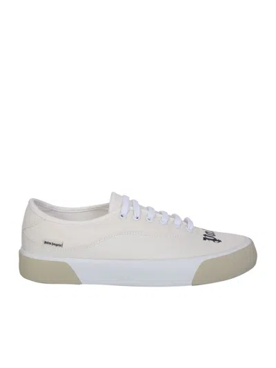 Palm Angels Trainers White In Beige