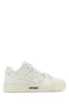 Palm Angels Panelled Leather Lace-up Sneakers In White