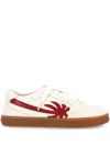 Palm Angels White & Red New Palm 1 Sneakers In White Red