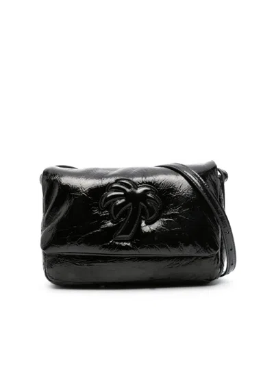 PALM ANGELS PALM ANGELS SOFT PALM BRIDGE LOGO SHOULDER BAG