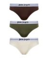 Palm Angels Solid Color Underwear Set In Multi