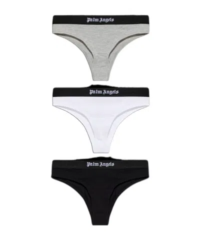 Palm Angels Solid Color Underwear Set In Multi