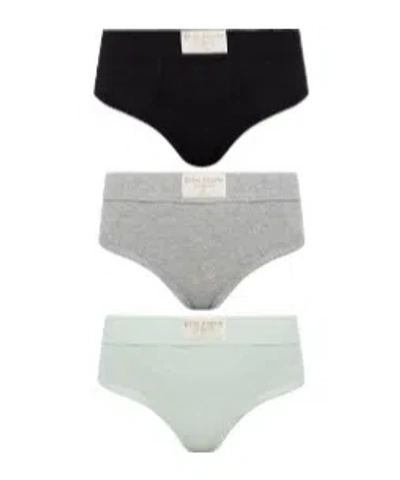 Palm Angels Solid Color Underwear Set In Multi