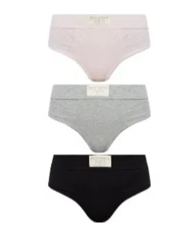 Palm Angels Solid Color Underwear Set In Multi