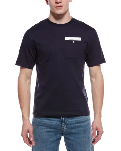 Palm Angels Solid T-shirt In Blue